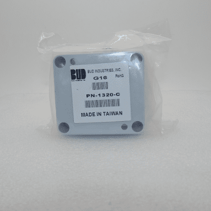 Bud Industries 2 x 2 x 1 PN Series Flat Top Plastic Enclosure Box PN-1320-C