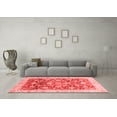 thumbnail image 3 of Ahgly Company Indoor Square Oriental Red Traditional Area Rugs, 3' Square, 3 of 4