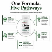 Liverite Liver Aid -Advanced Liver Support for Healthy Liver Function & Metabolism, 90 Tablets
