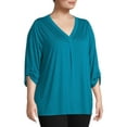 thumbnail image 2 of Just My Size Lightweight Rolled Sleeve Top (Women's Plus), 2 of 6
