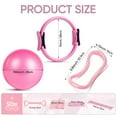 thumbnail image 6 of Pilates Equipment Kit for Women, 14-Piece Pilates Set with Ring, Ball, Resistance Bands, Pump & Workout Guide, 6 of 7