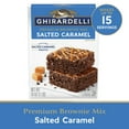 thumbnail image 2 of GHIRARDELLI Salted Caramel Premium Brownie Mix, a Premium Baking Mix, Includes Salted Caramel Sauce, 16 oz Box, 2 of 12