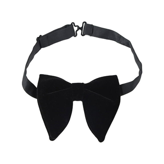 ZYHARUKO Men Bowties Pre-tied Shape Clip on Bowtie Solid Men Formal Wear for Adult Men Male Wedding Business Bowtie