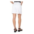 thumbnail image 2 of EARNEST SEWN NEW YORK Womens White Zippered Pocketed Frayed Hems High Waist Shorts 32, 2 of 4