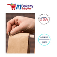 thumbnail image 2 of Bakery Bags Paper Bags Tin Tie Tab Bags Cookie Bags, Coffee Bags Tin Tie Bags (1/2 LB 25 Pack Kraft with No Window), 2 of 4