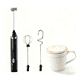thumbnail image 1 of Batidores Electrico Leche De Café Espumador 3 Velocidades Xtellar Negro, 1 of 3
