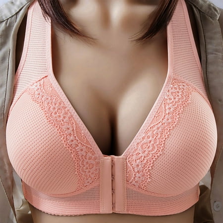 

Bazyrey Women s Seamless Wire Free Push-Up Bra Push Up Underwire Bras Sexy Plus Size No Steel Ring Bra Thin Bra Bra Plus Size Super Soft T-Shirt Bras Watermelon Red 38 (Buy 2 Get 3 )