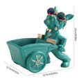 thumbnail image 3 of Figuritas de arte Bulldog, caja de almacenamiento de resina elegante y creativa, decoración para el hogar (B), 3 of 6