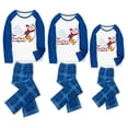 thumbnail image 2 of LuLiaMenton Christmas Pajamas, Snowflakes Made Print, Matching Sleepwear, Plus Sizes, Womens 4XL, 2 of 6