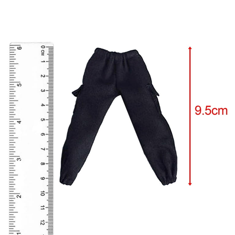 1/12 Scale Combat Pants Model Grey for 6inch Male Strong Action Figure
