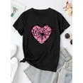 thumbnail image 2 of T-Shirt de Sport Décontracté Simple à Manches Courtes et Col Rond Motif Toile d'Araignée pour Femmes, Confortable pour l'Été pendant les Vacances, 2 of 8