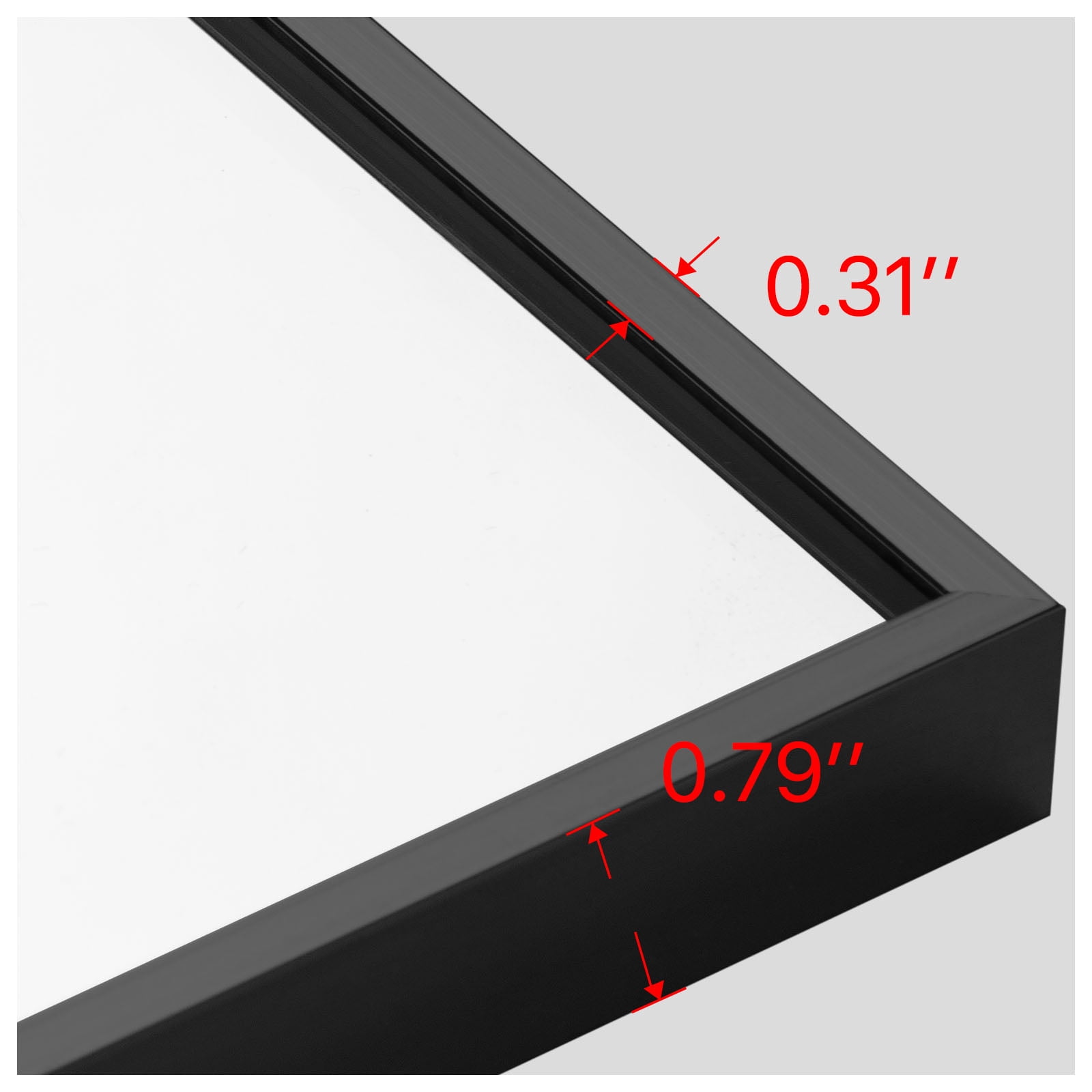 MAYEERTY 51x31 Wall Mounted Vanity Mirror Modern Bathroom Vanity Mirror for Bedroom