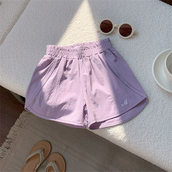 Kids Shorts for Girls Casual Loose Elastic Shorts Girl Summer Clothes 7-8 Years Baby Girl Clothes Girls Clothes