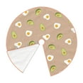 thumbnail image 3 of Kll Egg And Avocado Christmas Tree Skirt 36",Party Decorations Farmhouse For Christmas Decorations Holiday Party, 3 of 8