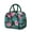 Dark-green-36, variant on Exotic Floral Insulated Lunch Bag - Durable Thermal Lunch Box for Office & School, Leakproof & Easy to Clean, Colorful Botanical Jungle Leaves Print