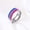 Style 4, variant on Men's Women's Stainless Steel Enamel Rainbow Pride LGBT Ring Lesbian & Gay LGBTQ Pride Couple Wedding Engagement Band Style 6 Size 6