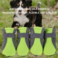 thumbnail image 3 of FLhrweasw Zapatos para Pet Paw Protector Botines Antideslizantes para Cachorros (Verde M), 3 of 9
