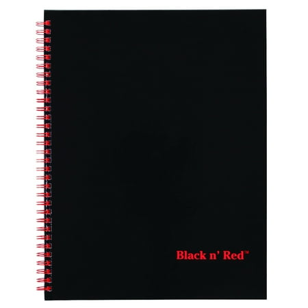 Black n' Red Twinwire Hardcover Notebook Legal Rule 11 x 8 1/2 White 70 Sheets K67030