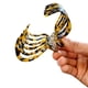 thumbnail image 5 of 2 uds. De pinzas de garra grande, pinzas para el pelo Jumbo, caparazón de tortuga, plátano, diseño francés, estampado de leopardo, sujeción fuerte para cabello grueso, mujeres y niñas Ormromra LRWJ191, 5 of 6