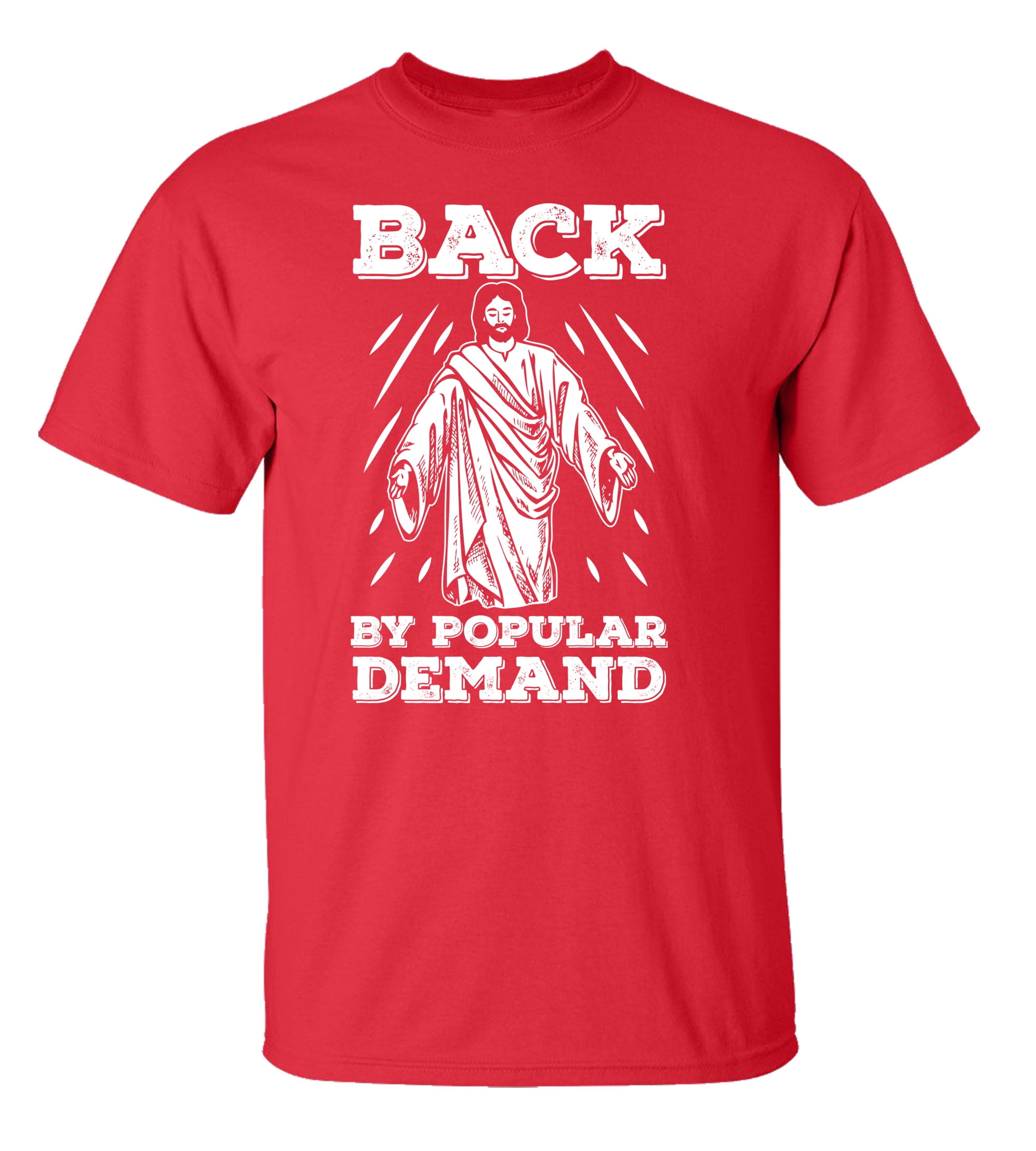 Funny Jesus: Back by Popular Demand Adult Short Sleeve Tee Shirt Black - Bild 38 von 45