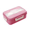 thumbnail image 1 of Bento Box Adult All-In-One Umami on Sale Bento Lunch Box Box Lunch Box with 3 Compartment for Kids and Adults Leakproof Lunch Containers Lunch Box Made By Wheat Fiber Material with Spoon & Fork, 1 of 9