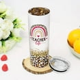 thumbnail image 5 of Teachers Gifts - Appreciation Gifts for Teachers - 20oz Teacher Life Skinny Tumbler - Birthday Gift for Her - Gifts for Teachers Day Christmas First Day of School, 1 Piece, 5 of 6