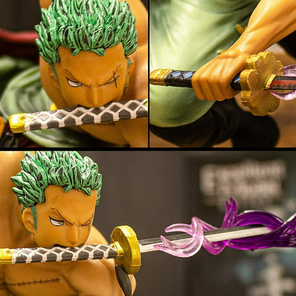 Anime Figure Sauron Three Swords Style Statue Figure Realistic Character Model Ornaments