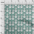 thumbnail image 1 of oneOone Cotton Cambric Fabric Rabbit Block Decor Fabric Printed BTY 56 Inch Wide, 1 of 4