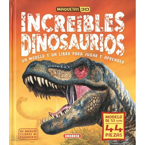 Libro Increibles Dinosaurios (maquetas 3d) Tapa Dura, Autor Susaeta Ediciones, Editorial Susaeta Ediciones