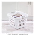 thumbnail image 4 of Cesta para Ropa Sterilite Cuadrada con Asas Blanco 53 Litros, 4 of 4