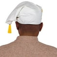 thumbnail image 4 of African Kufi Hat Embroidery Ankara Cotton Kufi Hats Men Accessory Cap with Tassel WY2026N, 4 of 5