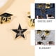 thumbnail image 5 of 5 uds sombrero de mujer Pin de solapa de graduación para la temporada de graduación broches y pines de gorro de graduación negro para mujer, 5 of 6