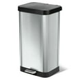 thumbnail image 1 of Open Box Glad Step Trash Can, Soft Close Lid Bin w/Odor Protection, 20 Gal, 1 of 12