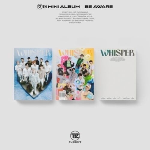 Pre-Owned Be Aware Random Cover incl. 72pg Photo Book, Lyric Paper, Emotion Photocard, Selfie Poster + Special Kit by The Boyz (CD, 2022)