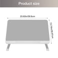 thumbnail image 2 of VAHIGCY Bed Table Tray | Portable Laptop Bed Tray with Folding Legs | Laptop Bed Tray Table with Book Stand, Grey Eating Bed Trays, Bed Desk Table for Reading and Writing, 2 of 9
