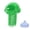 Green, variant on Jellyfish Shape Aquarium Cave Hideout with Feeder, 1Pc Betta Fish Shelter Ornament with 3Pcs Suction Cups, Fish Tank Accessories, Floating Fish Tank Decorations for Shrimp Small Fish Fry