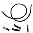 thumbnail image 1 of HEALEEP Tuyau de Douche Flexible Remplacement Laiton Noir Résistant aux Éclaboussures 1Pcs, 1 of 8