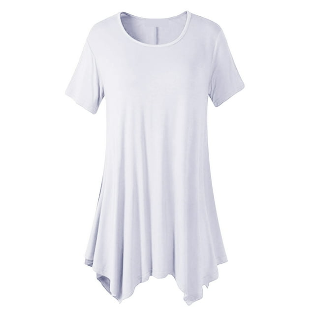 Cathalem T Shirts Womens Slim Fit T Shirts Basic Tee Smoke Cloud Pro Collection,White S
