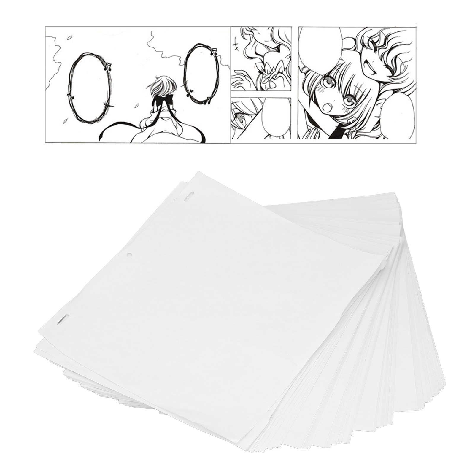 Animation Paper, Punching Design Translucent Animation Paper Positioning  Effect For Tracing 