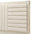 thumbnail image 4 of Modrest Daystar - Eastern King Modern Beige and Gold Bed, 4 of 9