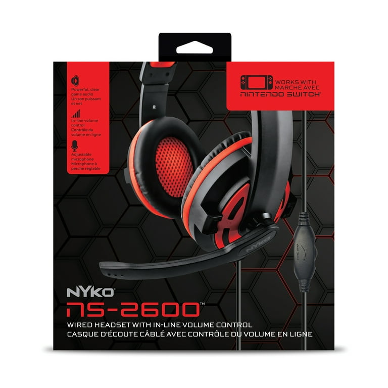 Nyko 87305 NS-2600 Wired Over-Ear Headset for Nintendo