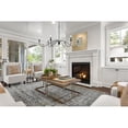 thumbnail image 5 of Maklaine 60" 6-Light Transitional Metal Chandelier in Matte Black, 5 of 7
