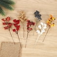 thumbnail image 3 of 10pcs Artificial Berry Stems Christmas Berry Picks Decor Berries Branches-Red, 3 of 8