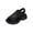 Black, variant on ZACPNCV Womens Plus Size Wedge Sandals Mesh Peep Toe Cut Out Comfort Casual Shoes Summer