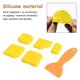 thumbnail image 3 of 6 Piece Set Scraper, Yellow Silicone Sealant Smooth, Joint Smoother, Contour Applicator, 3 of 5