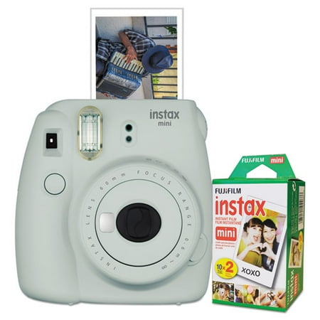 Instax Mini 9 Camera Bundle w 2 AA Batteries 20