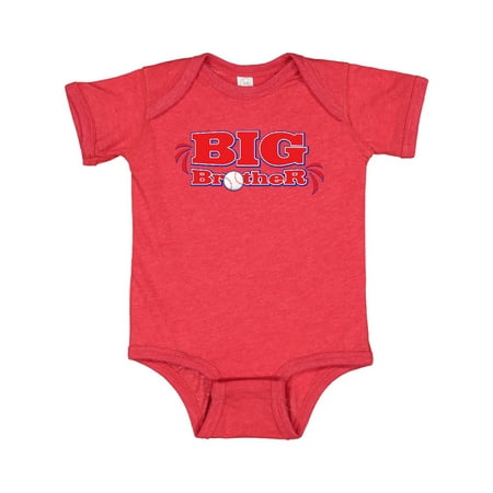 

Inktastic Big Brother Baseball Lover Gift Baby Boy Bodysuit