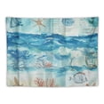 thumbnail image 5 of Orinice Ocean Watercolor Painting Tapestry Wall Hanging Unique Style for Home Wall Decor Art Living Room Bedroom Apartment Farmhouse Dorm 40x60inch, 5 of 6