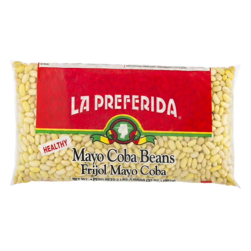 (12 pack) La Preferida Mayo Coba Beans, 2 lb Bag