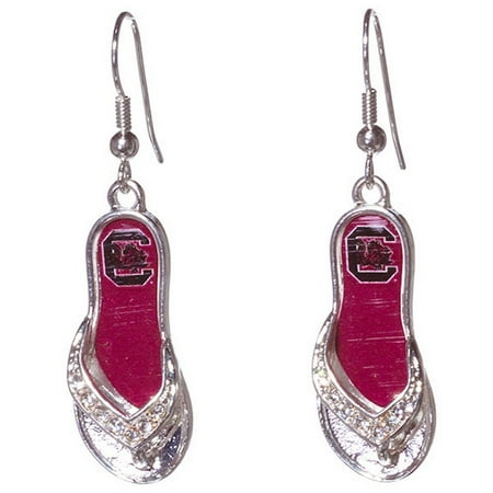 South Carolina Flip Flops - South Carolina Gamecocks 1.25 Inch Licensed Flip Flop Earrings